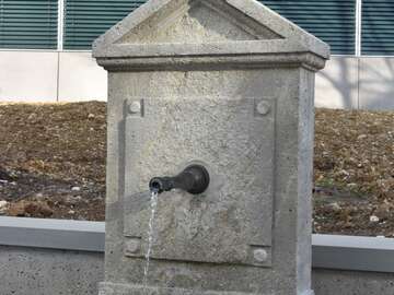 Brunnen aus Mägenwiler Muschelkalk