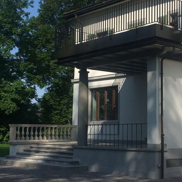 Situation nach der Restauration der Villa Arquint