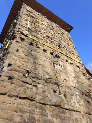 Turm vor der Sanierung