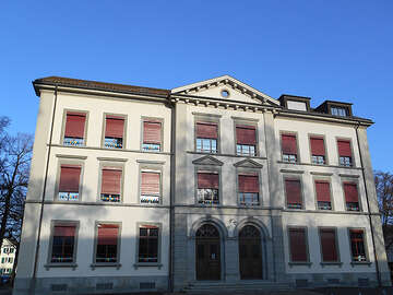 Schulhaus Gutenberg Winterthur, Haupteingang